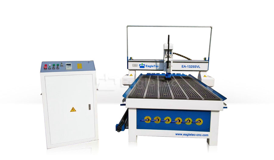 cnc router 1325 with vacuum table front view photo