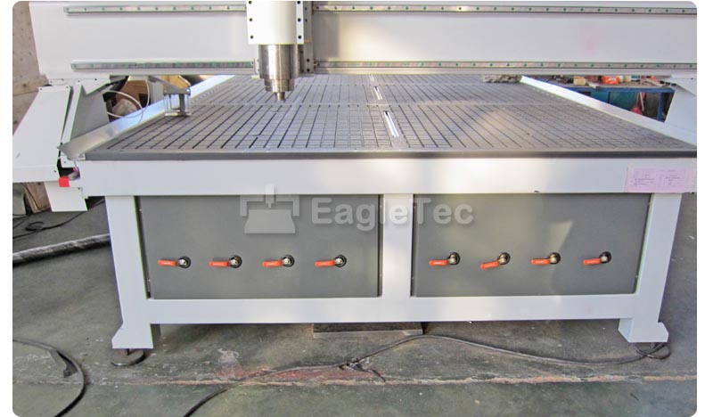 8 small zones of router 2000 x 3000 vacuum table - photo