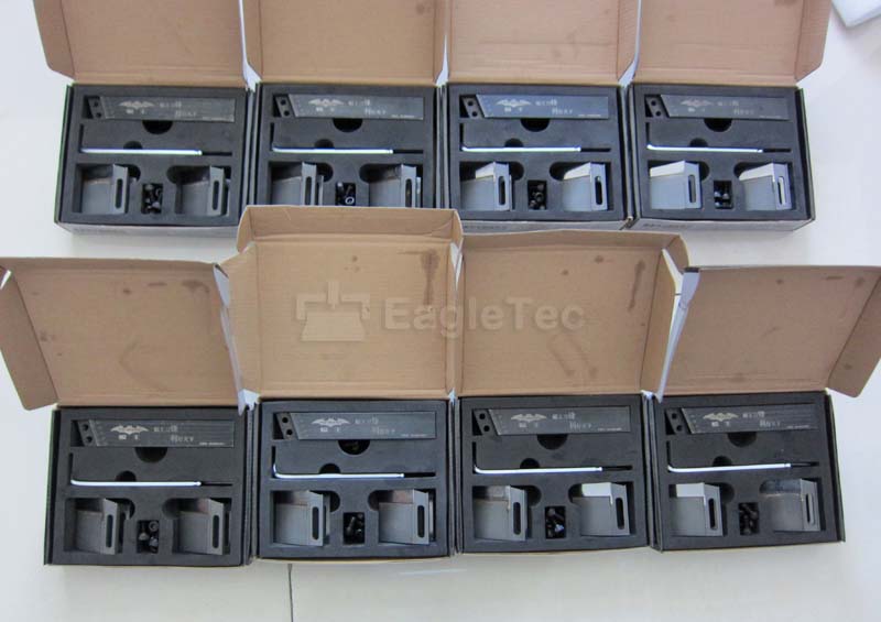 carbide cutters for woodturning ready for package - photo