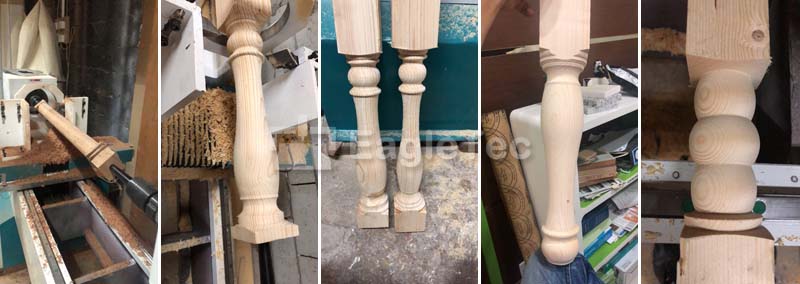 woodturning jobs made with cnc wood lathe - photo