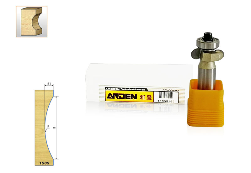 arch type router bit parameter dimension diagram - photo