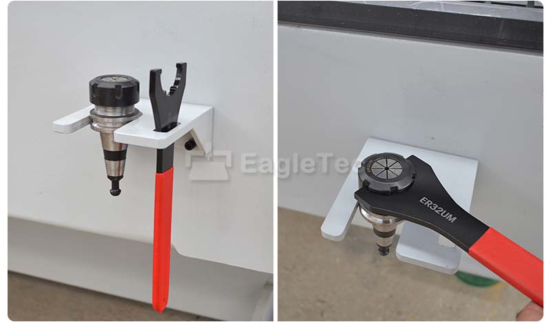 fixture for installing cutters in tool holder - photo