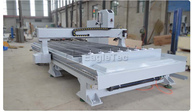 cabinet cnc machine with t-slot vacuum table - photo