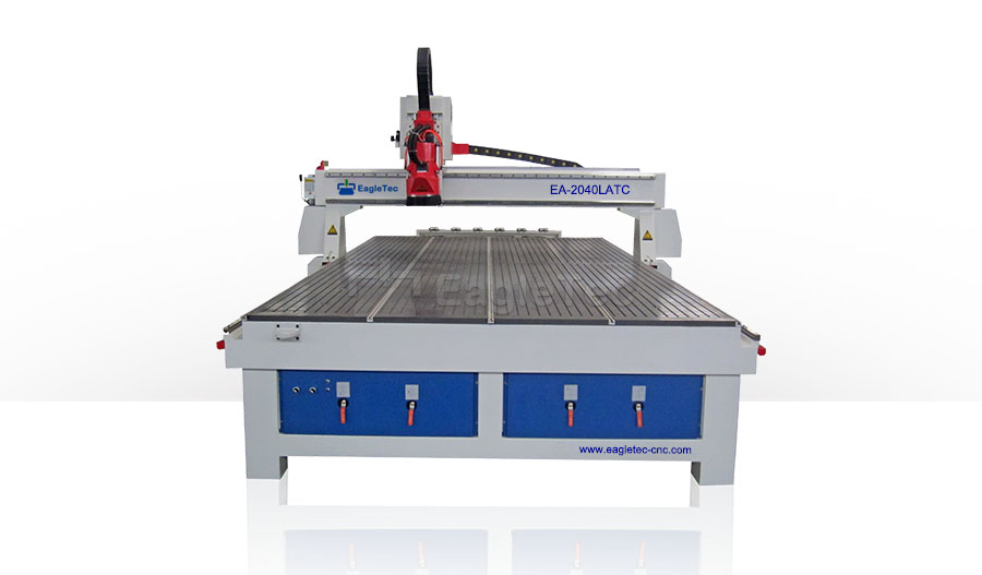 eagletec atc cnc router machine front view photo