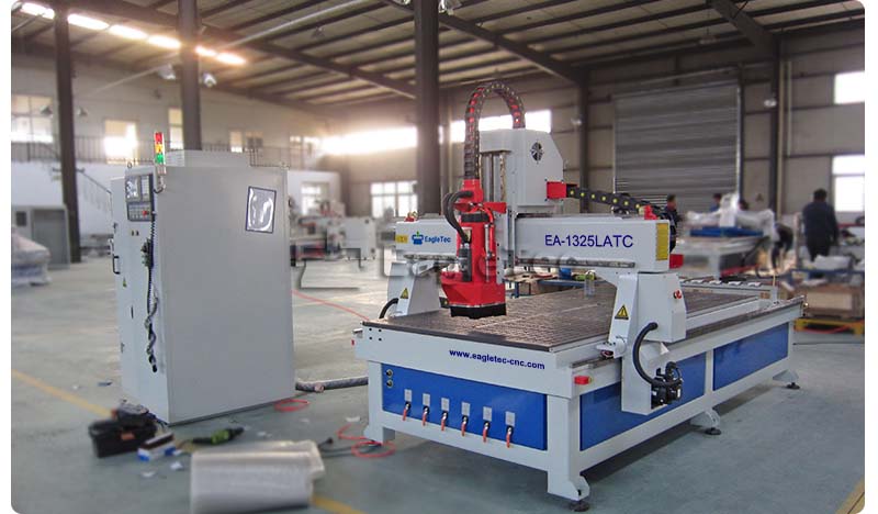 linear atc cnc router full set with control cabinet at side - photo