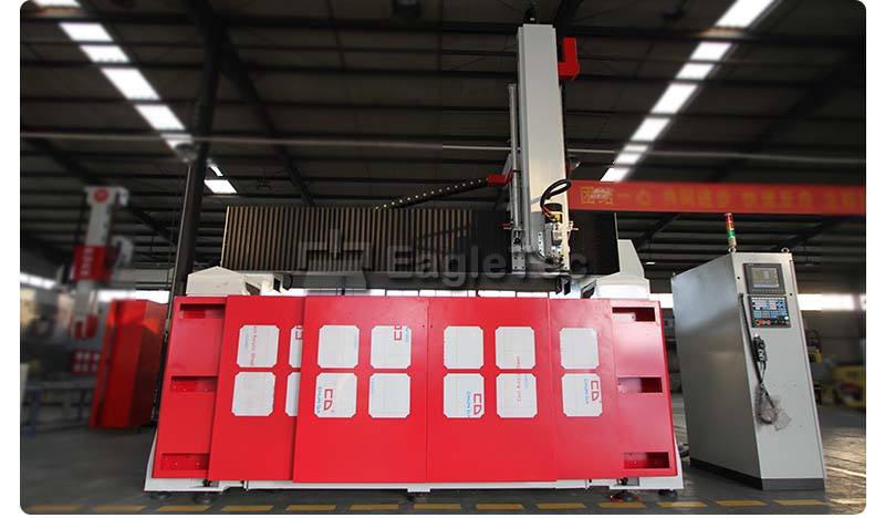 EagleTec 4 axis cnc foam router located in our factory - photo