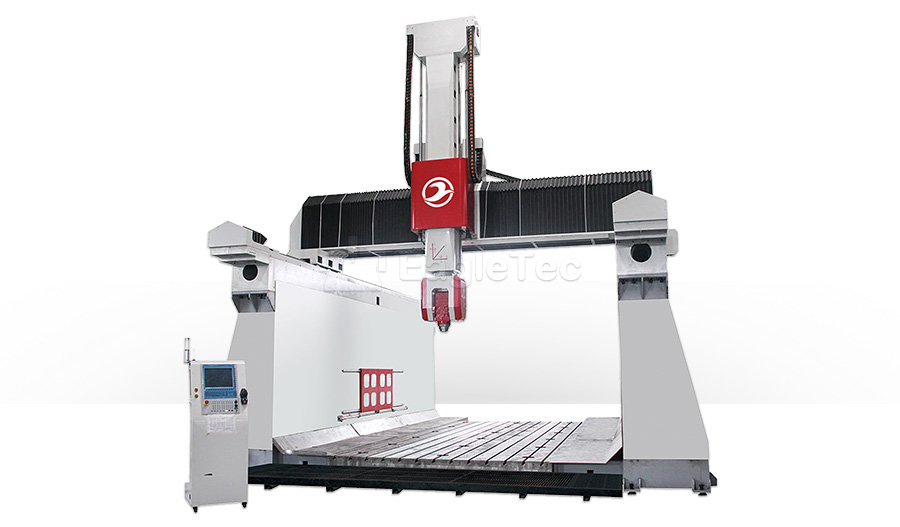 china large format 5 axis cnc router with 3000mm x 6500mm bed