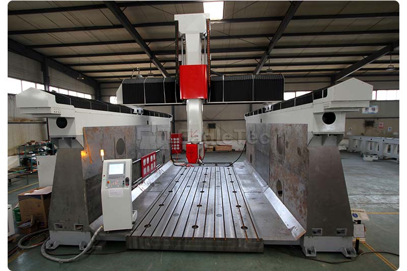 china 5 axis cnc router with cast iron table