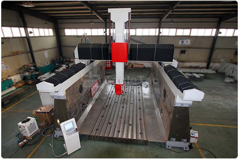 5 axis cnc foam router for impeller and vane molds - photo