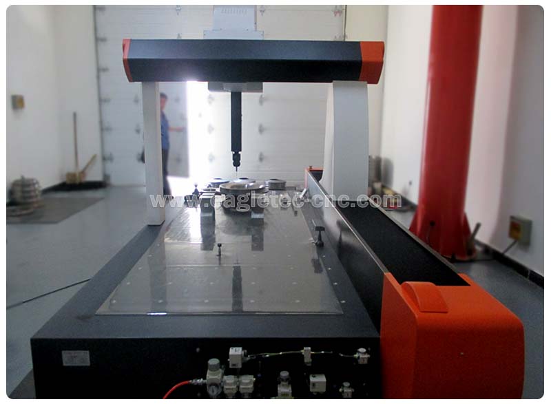 precise parts is tested by three-coordinate detector - photo