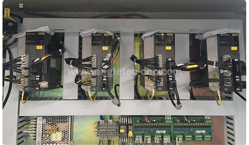 neat and CE standard wiring on cnc router foam cutter machine - photo