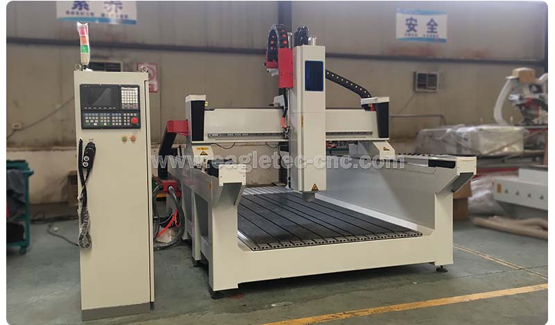 foam cutting cnc router with independent control cabinet at side - photo