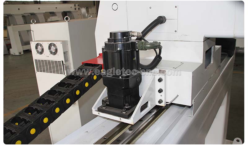 systec servo with planetary reducer on cnc foam router machine