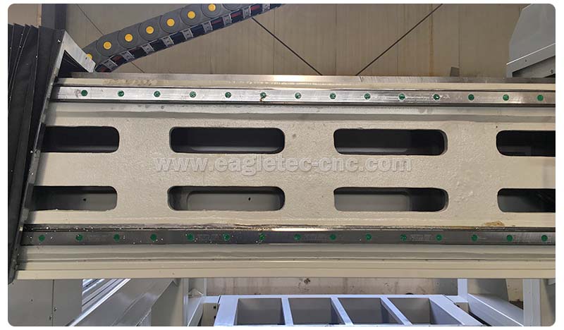 cast iron beam of eagletec cnc foam router machine