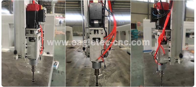 mechanical spindle with synchronous servo spindle motor mounted on gantry milling machine