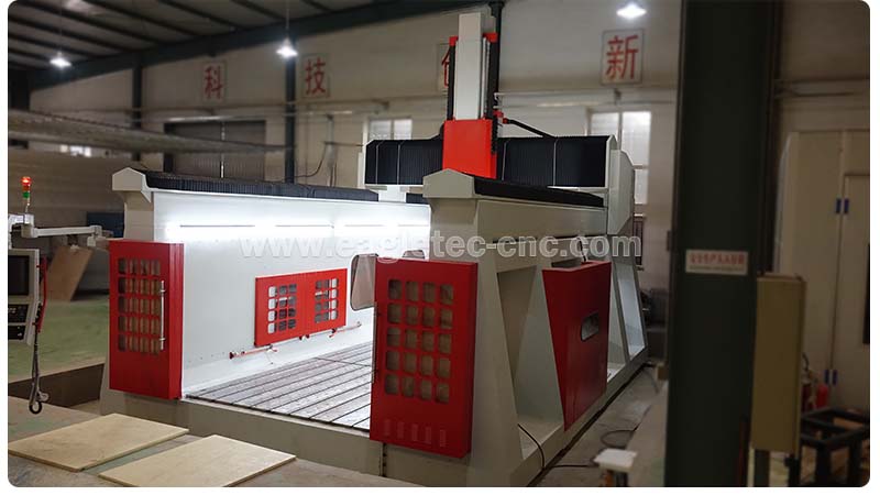  cnc modeling 5 axis gantry CNC router with counter-balanced system