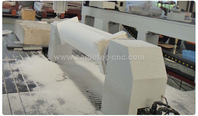 3d eps shaping with cnc foam milling machine