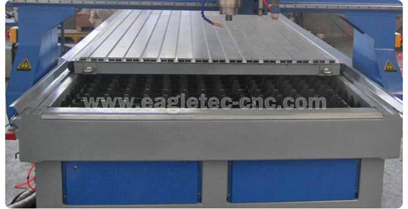 cnc router plasma combo machine working table