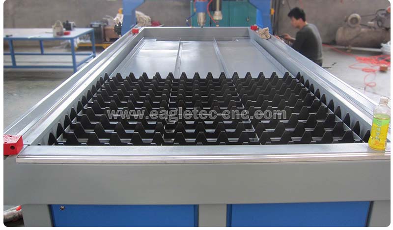 sawtooth water table of cnc router plasma combo machine