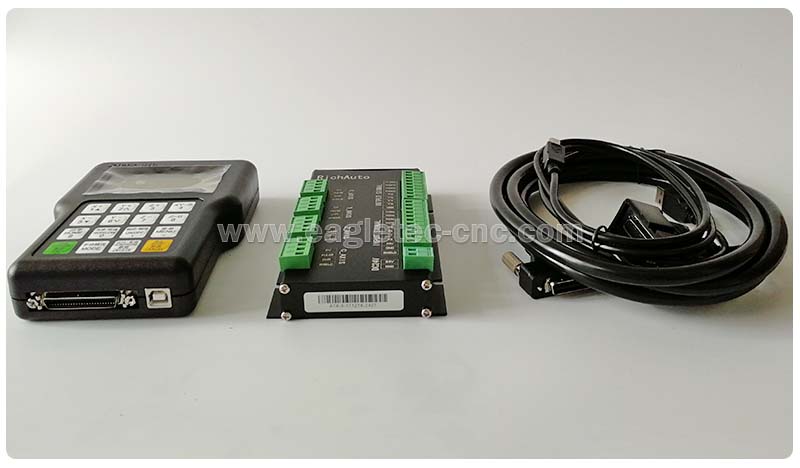 full set richauto a11 dsp cnc controller lies on the table