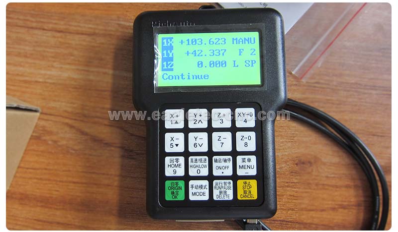 Hand-held RichAuto A11 DSP cnc controller unit