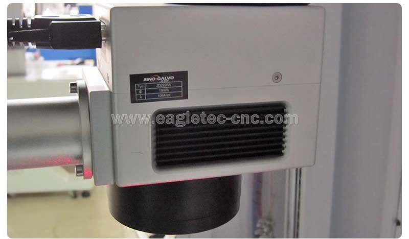 high speed sino galvo of eagletec full enclosed fiber laser marking machine