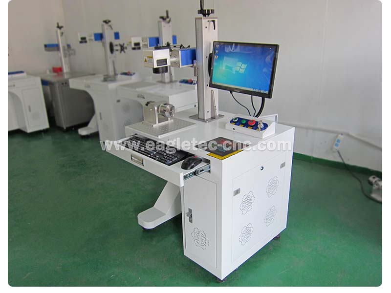 floor stand 20 watts fiber laser marking machine