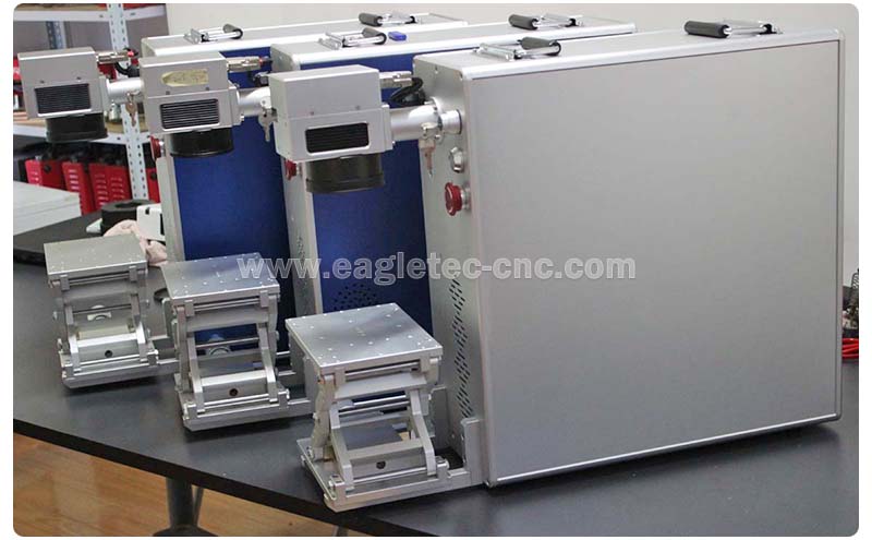 Mini Fiber Laser Marking Machine with Enclosure - EagleTec