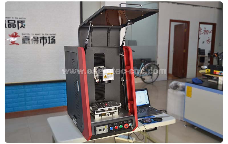 full enclosed mini portable fiber laser marking machine 