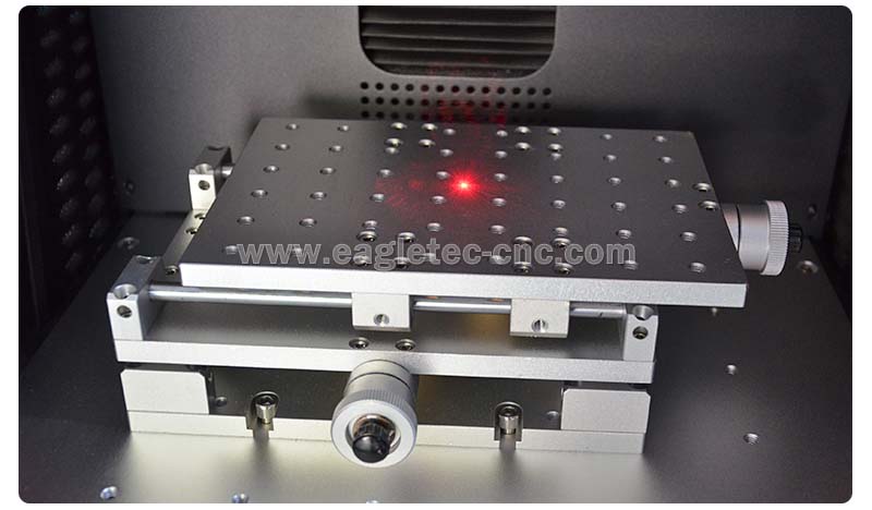 XY adjustable fiber laser marking table 