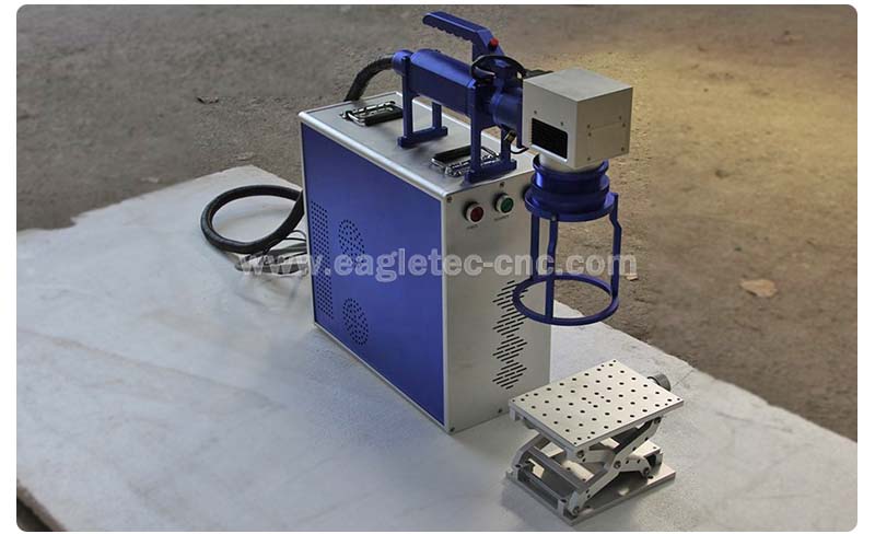 handheld fiber laser marker ready to use on floor