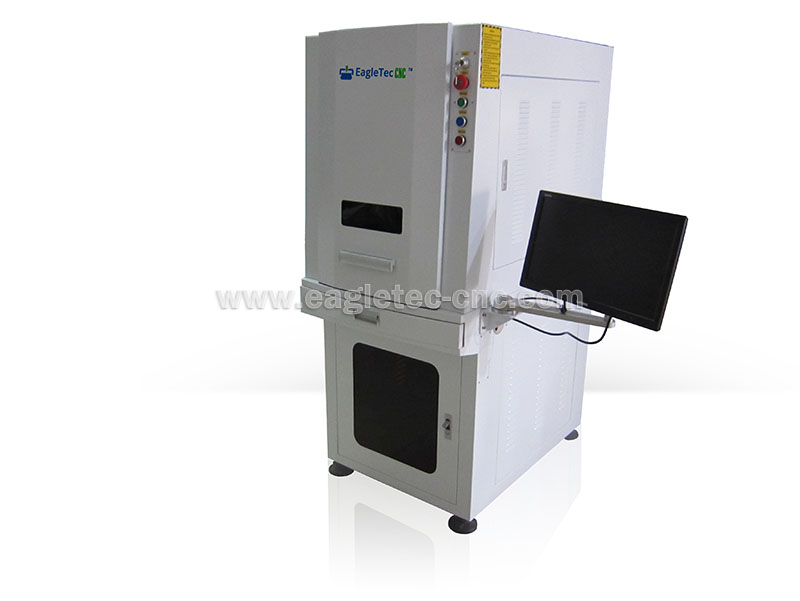 30w fully enclosed fiber laser marking machine build for America customer