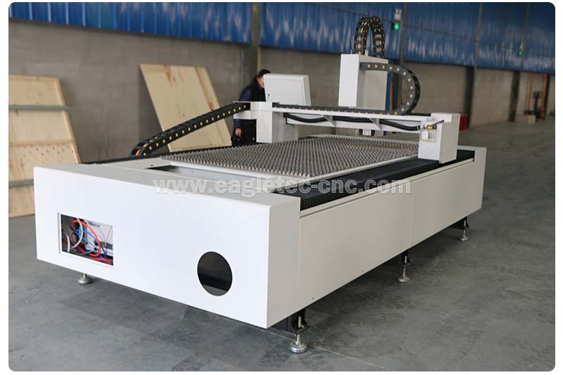 cnc fiber laser cutting machine rear view