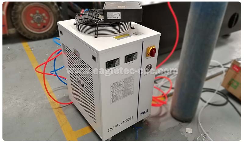 S&A industrial water chiller for fiber laser metal cutting machines