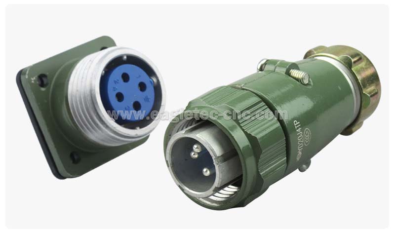 male and female connectors of water cooled spindle motor 3.0kw