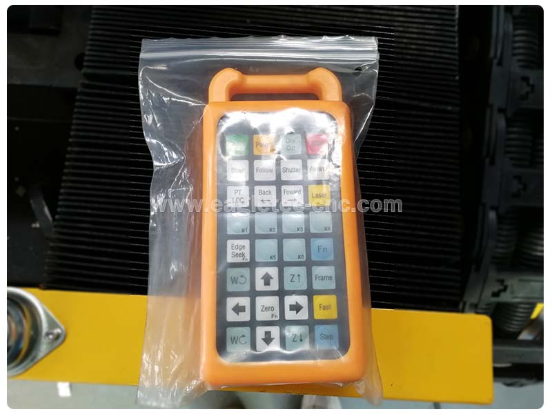 hand held control unit for fiber optic laser cutter 