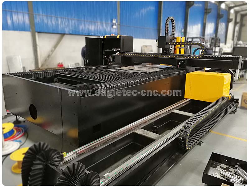 affordable price fiber optic laser cutter machine rear view 