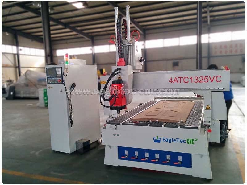 4 axis cnc router atc 4th axes 8 x 4 automatic tool change wood