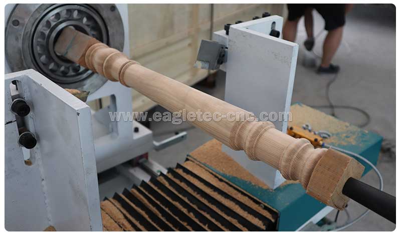 woodturning project complete by cnc woodturning machine