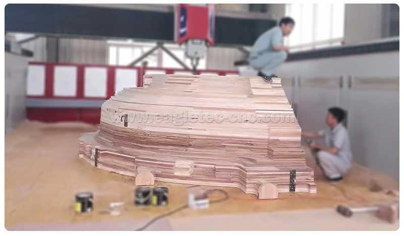 fabricate casting patterns in solid wood with cnc foam router machine