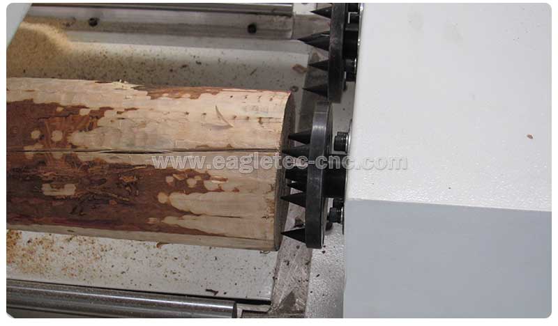 fixtures of headstock of the 4 axis rotary cnc machine operating unit