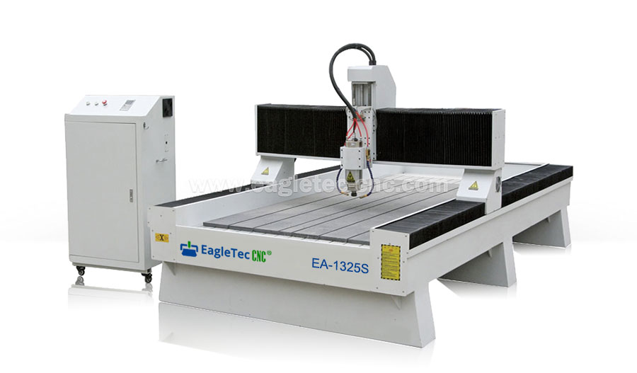 EA-1325S cnc stone carving machine placed on the floor