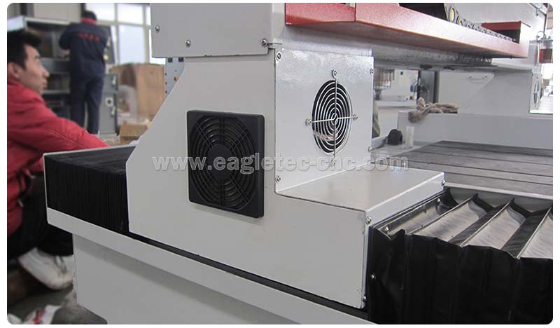 stone cnc machine upright post with heat radiation holes