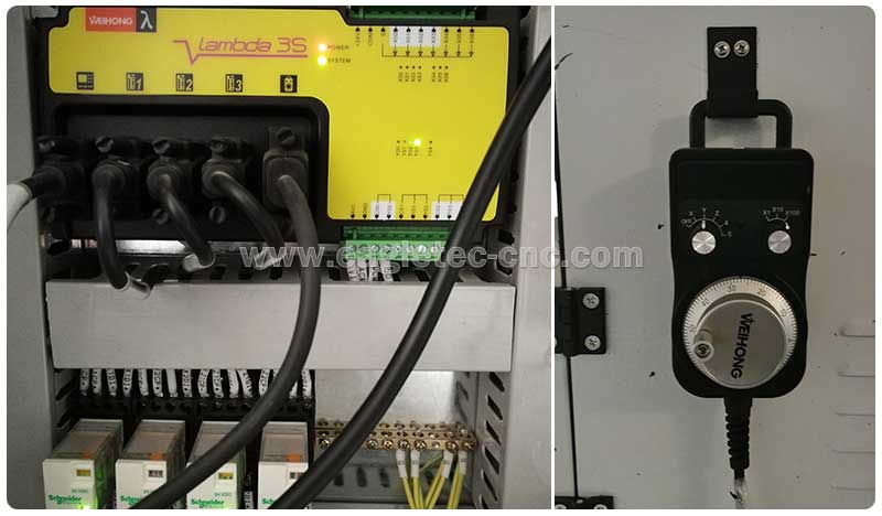 weihong 95a controller in control cabinet of marble cnc router
