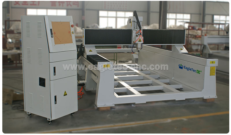 Custom-Built Marble CNC Router Machine for Weighty Stone Profiling and Carving