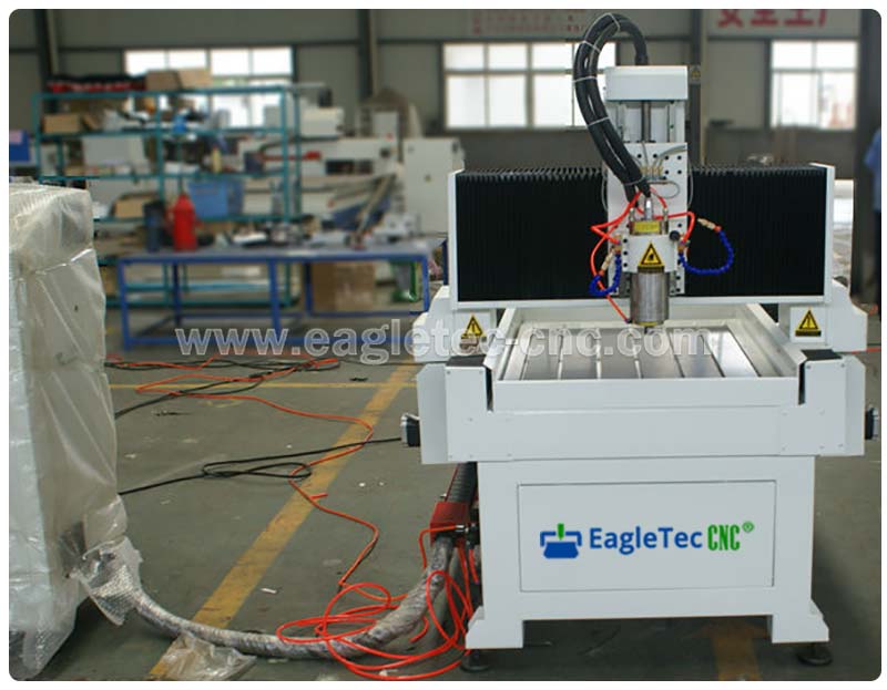 cnc jade carving machine with anti-dust design on X and Y in plant