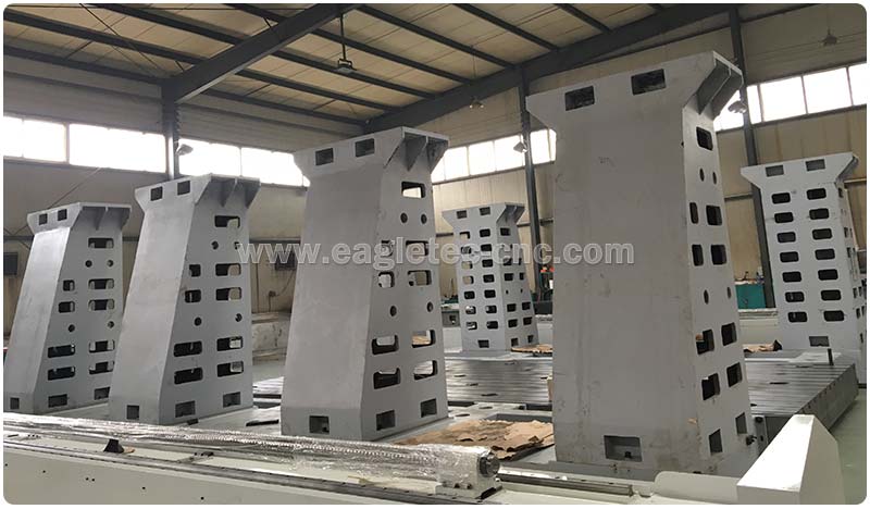 5 axis cnc router machine base and frame ready in plant
