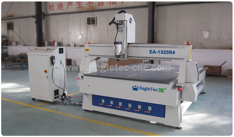 cnc router 4 axis machine EA-1325R4 in EagleTec plant