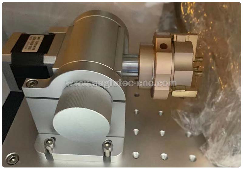 fiber laser engraving rotary axis attachment