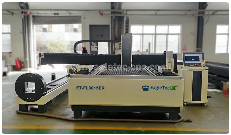 metal tube and plate fiber laser cutter machine ready for delivery